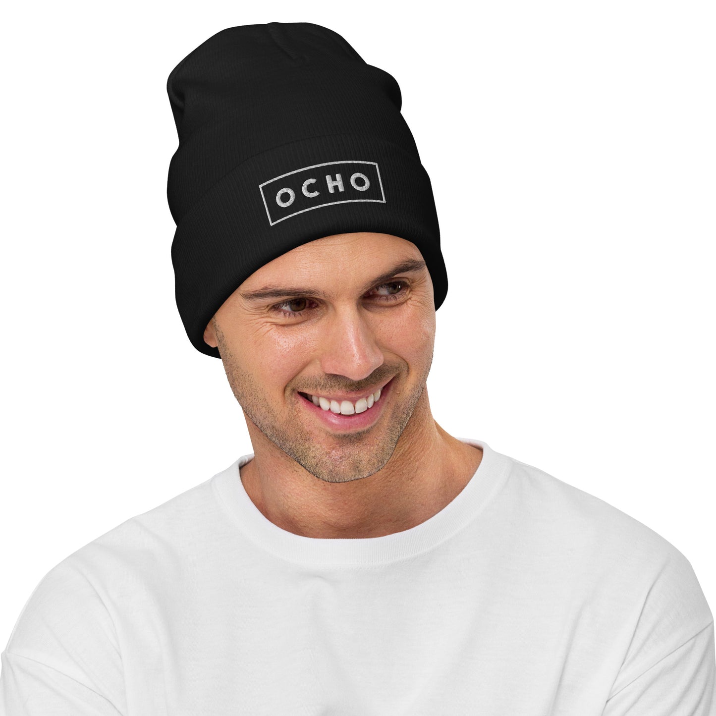 Ocho Embroidered Beanie