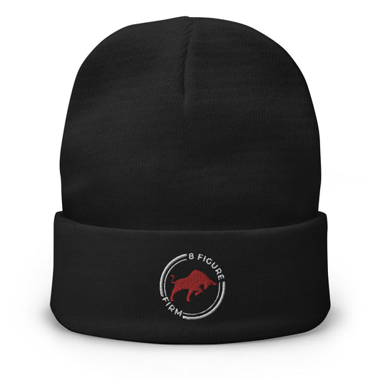 Bull Embroidered Beanie