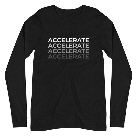 Accelerate Unisex Long Sleeve Tee