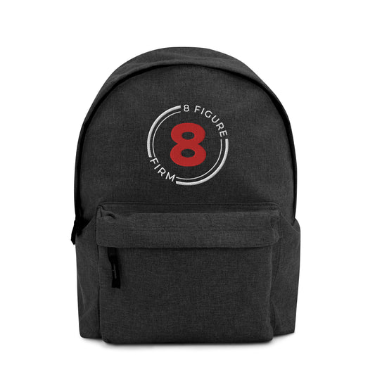 8FF Embroidered Backpack