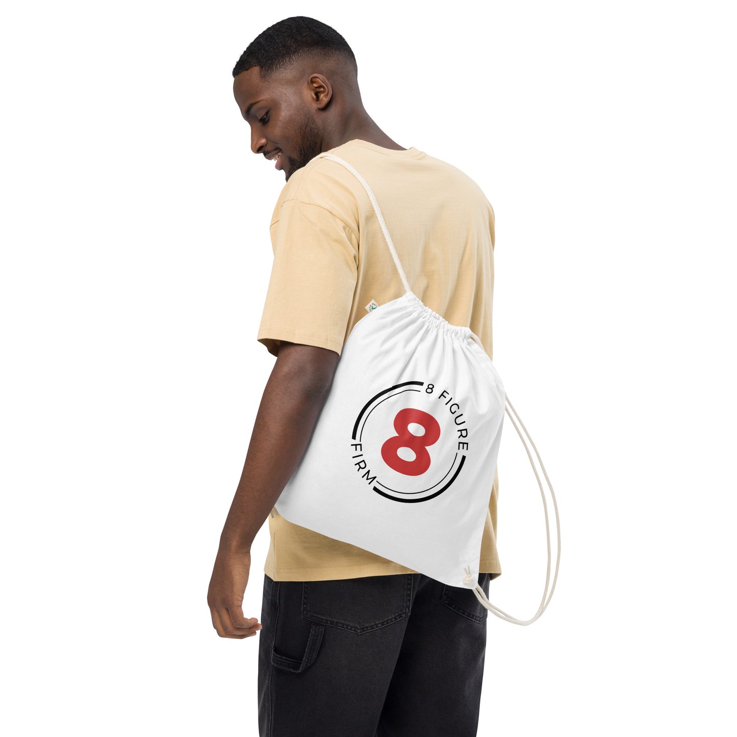 8FF Circle Logo Drawstring bag