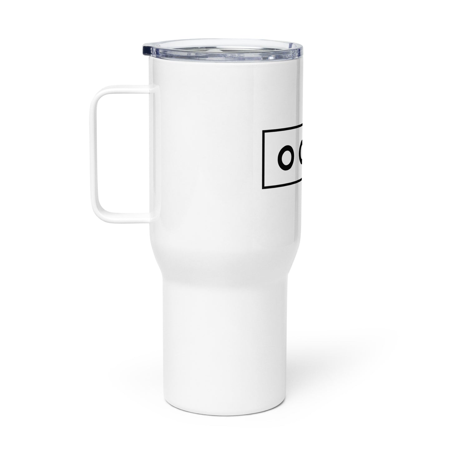 Ocho Travel mug with a handle
